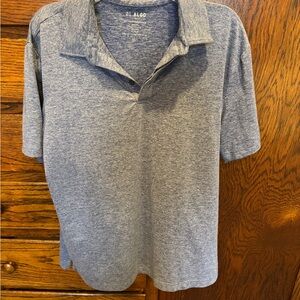 Algo Heather Blue Men's Polo Shirt